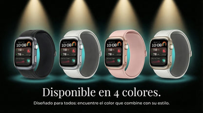 SMARTWATCH X7 - Monitor Médico 3 en 1 (Glucosa, Presión, Riesgo de AVC) | Menú en español